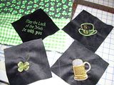 St Pat's tablecloth corners