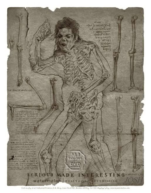 Skeleton Michael Jackson