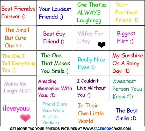cute facebook tags for friends. pictures Facebook Tags are the