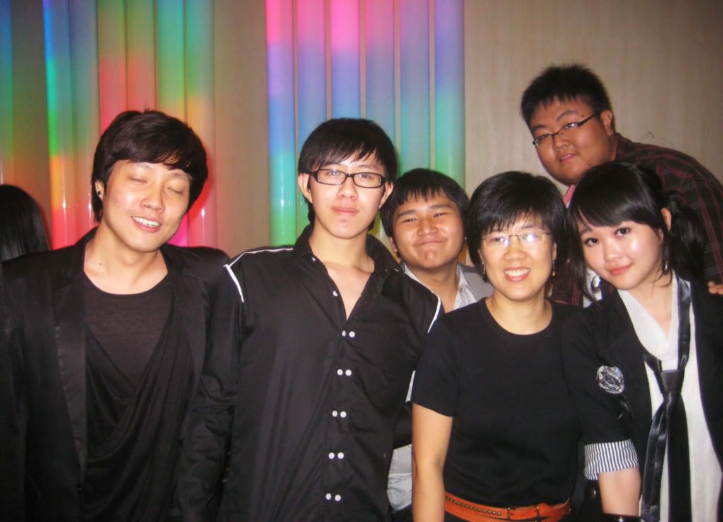 with our maths teacher