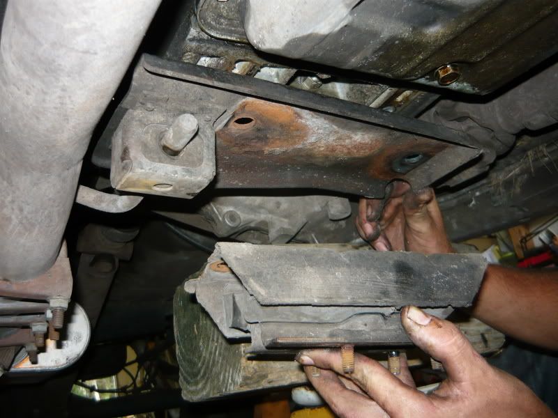 Jeep wrangler transmission mount replacement #2