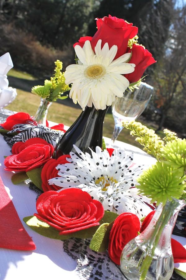 valentine table centerpieces. Valentine#39;s Table for Two:
