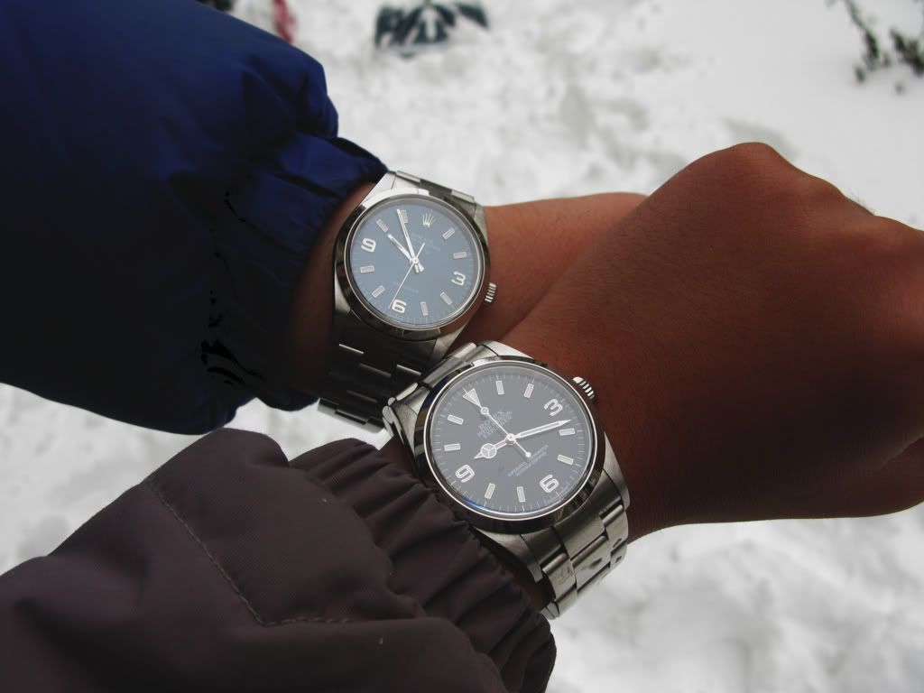rolex explorer 39mm on wrist