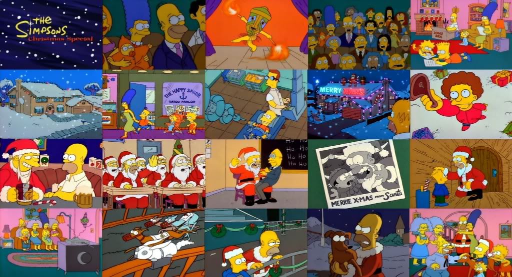 simpsons christmas figures