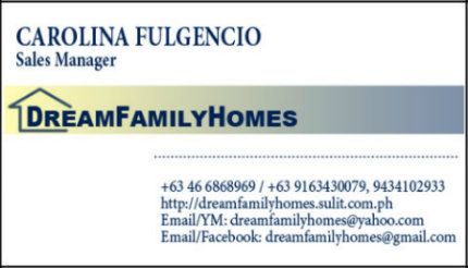 DreamFamilyHomes Business Card