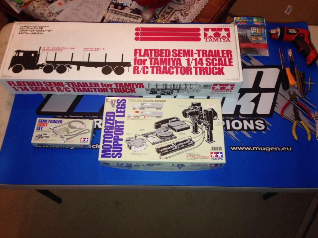 tamiya flat bed trailer