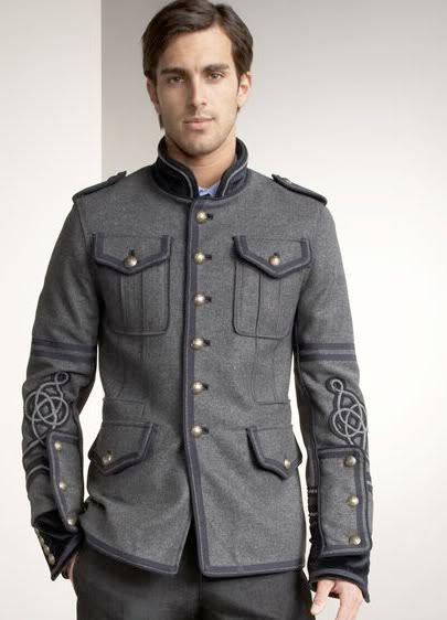 Gray Military Jacket