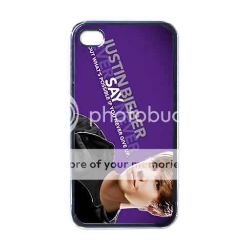 New Apple iPhone 4 Hard Case Cover Justin Bieber world  