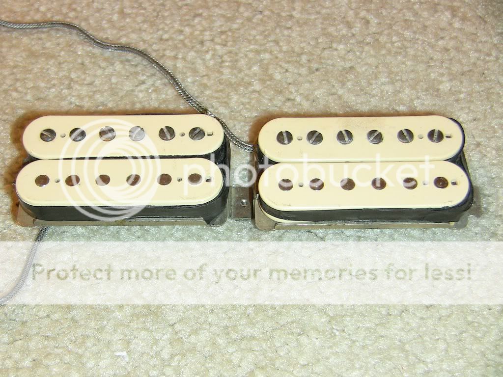 Vintage Gibson 1959 PAFs Double White bobbins Patent Applied For 
