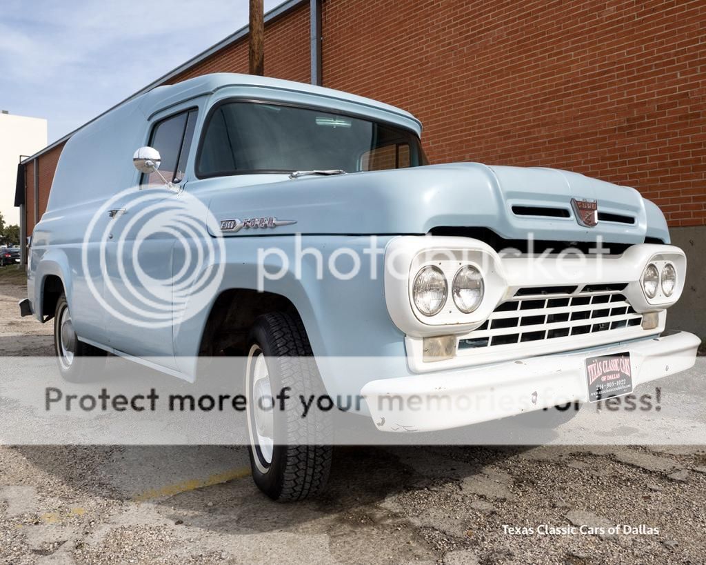 1960 Ford f100 panel truck